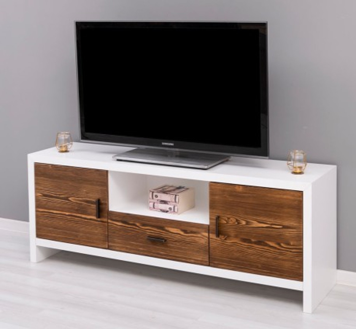 Casa Padrino Mobile TV stile country con 2 ante e 1 cassetto, 160 x 40 x 60 cm Casa Padrino Mobile TV stile country con 2 ante e 1 cassetto, 160 x 40 x 60 cm