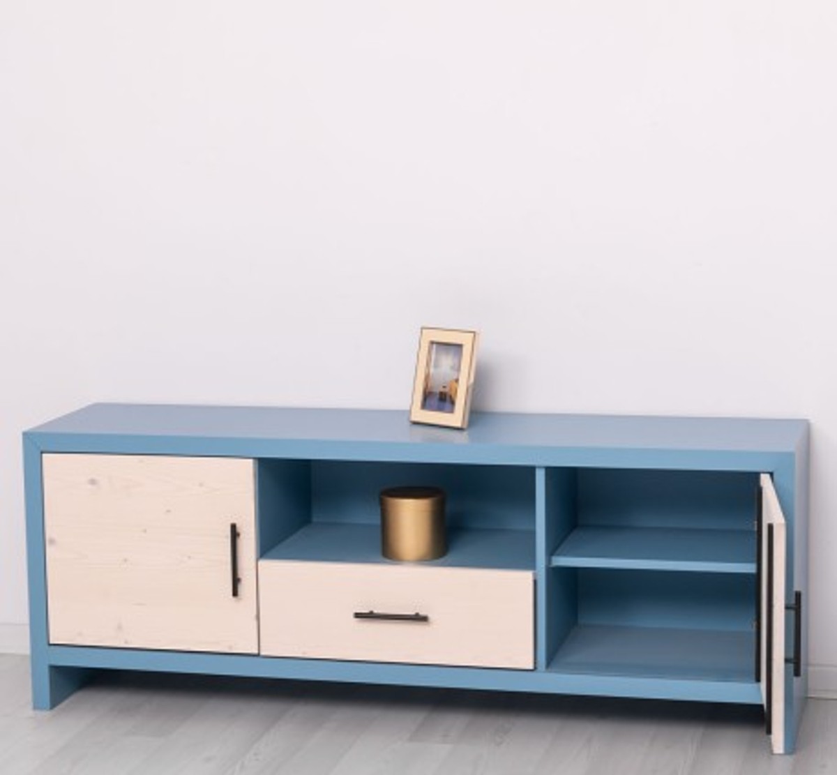 Casa Padrino Mobile TV stile country con 2 ante e 1 cassetto, 160 x 40 x 60 cm Casa Padrino Mobile TV stile country con 2 ante e 1 cassetto, 160 x 40 x 60 cm