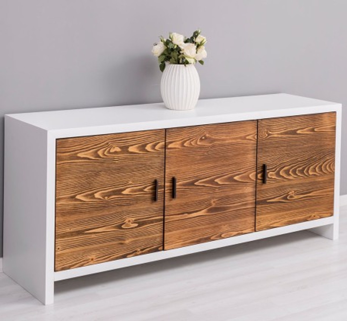 Casa Padrino Cómoda estilo rústico con 3 puertas, 180 x 50 x 78 cm Casa Padrino Cómoda estilo rústico con 3 puertas, 180 x 50 x 78 cm