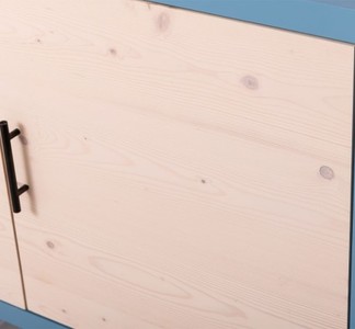 Casa Padrino Kommode im Landhausstil mit 3 Türen, 180 x 50 x 78 cm
