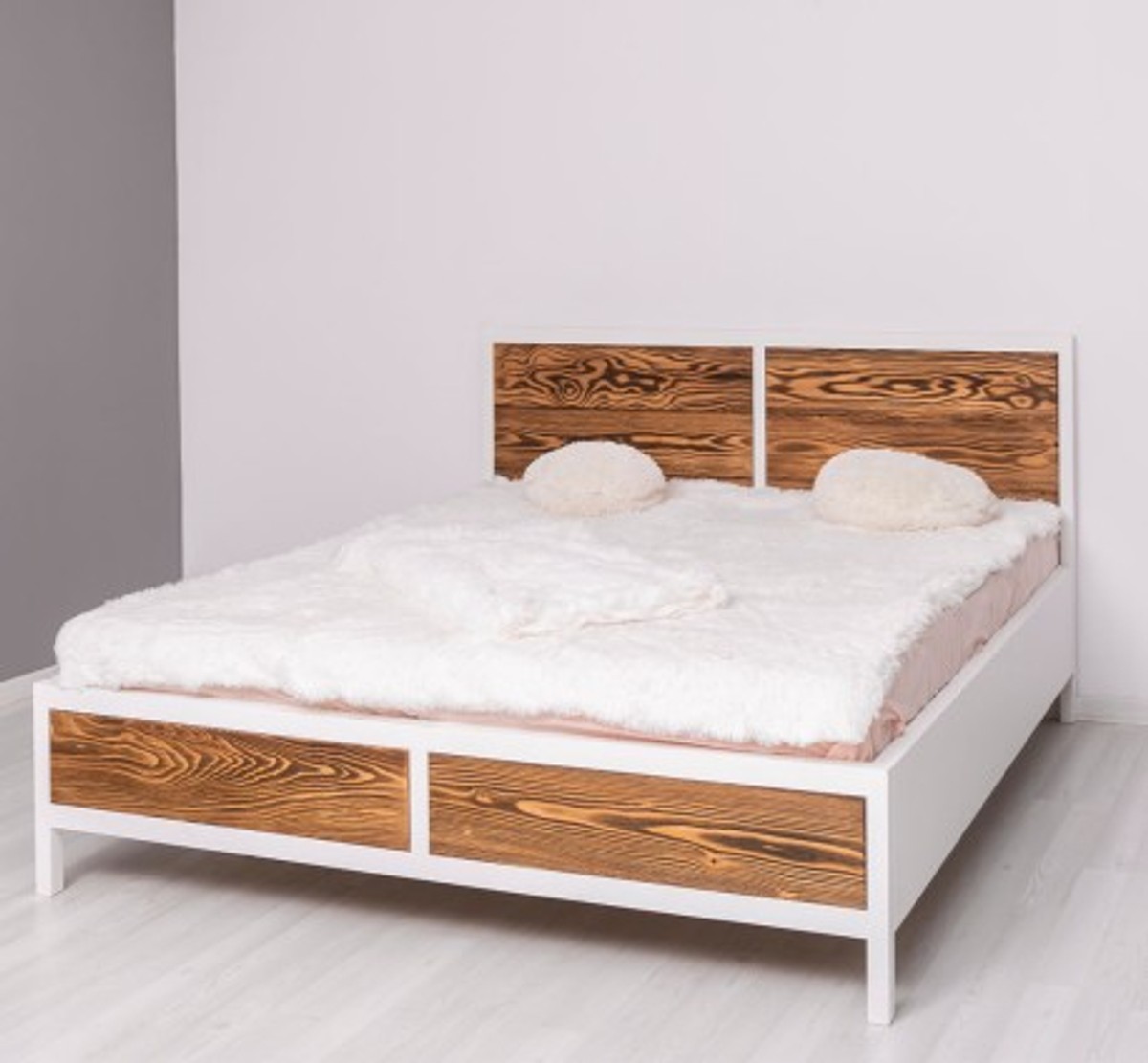 Casa Padrino Bed Country Style, 140 x 200 x 110 cm Casa Padrino Bed Country Style, 140 x 200 x 110 cm