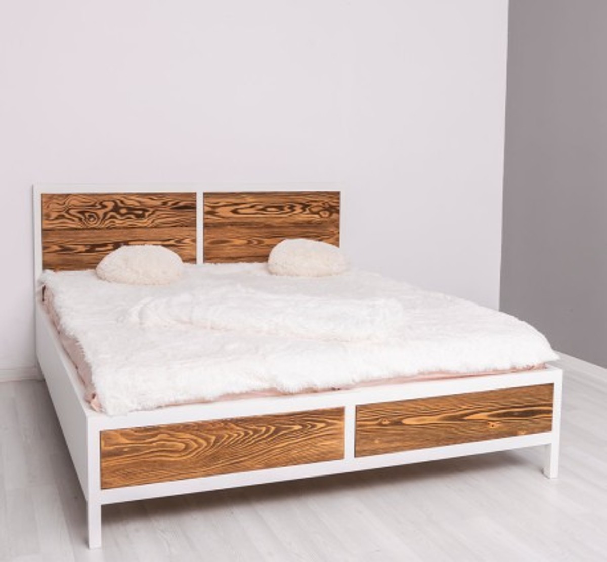 Casa Padrino Bed Country Style, 140 x 200 x 110 cm Casa Padrino Bed Country Style, 140 x 200 x 110 cm