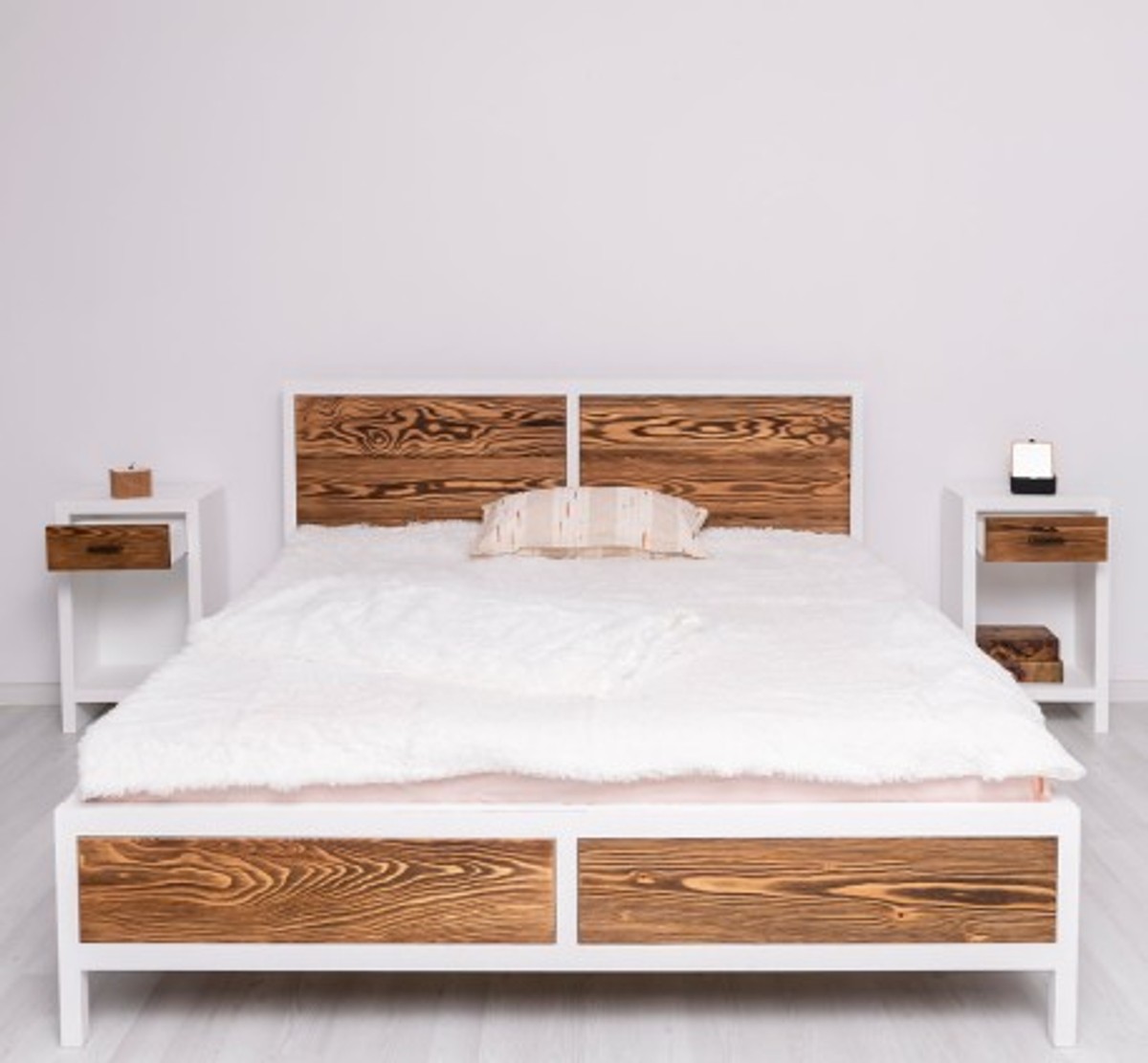 Casa Padrino Bed Country Style, 140 x 200 x 110 cm Casa Padrino Bed Country Style, 140 x 200 x 110 cm