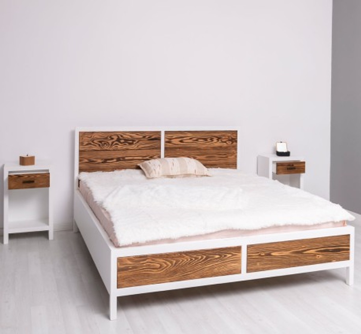 Casa Padrino Bed Country Style, 140 x 200 x 110 cm Casa Padrino Bed Country Style, 140 x 200 x 110 cm