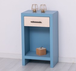 Casa Padrino Mesita de noche estilo rústico con 1 cajón, 45 x 30 x 74 cm Casa Padrino Mesita de noche estilo rústico con 1 cajón, 45 x 30 x 74 cm