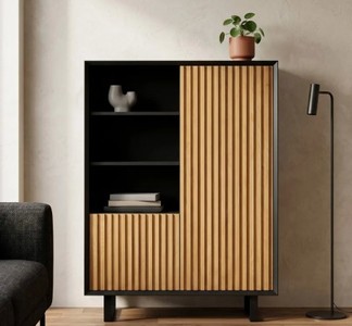 Casa Padrino Armadio stile country con 2 ante, 101 x 40 x 140 cm