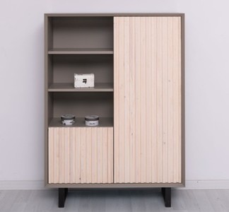Casa Padrino Schrank im Landhausstil mit 2 Türen, 101 x 40 x 140 cm