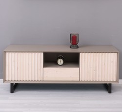 Casa Padrino Mueble de TV estilo rústico con 2 puertas y 1 cajón, 160 x 40 x 60 cm Casa Padrino Mueble de TV estilo rústico con 2 puertas y 1 cajón, 160 x 40 x 60 cm