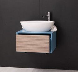 Casa Padrino Waschtisch im Landhausstil mit 1 Schublade, 60 x 50 x 33 cm Casa Padrino Waschtisch im Landhausstil mit 1 Schublade, 60 x 50 x 33 cm