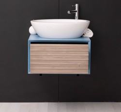 Casa Padrino Waschtisch im Landhausstil mit 1 Schublade, 60 x 50 x 33 cm Casa Padrino Waschtisch im Landhausstil mit 1 Schublade, 60 x 50 x 33 cm