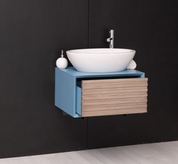 Casa Padrino Waschtisch im Landhausstil mit 1 Schublade, 60 x 50 x 33 cm Casa Padrino Waschtisch im Landhausstil mit 1 Schublade, 60 x 50 x 33 cm