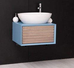 Casa Padrino Waschtisch im Landhausstil mit 1 Schublade, 60 x 50 x 33 cm Casa Padrino Waschtisch im Landhausstil mit 1 Schublade, 60 x 50 x 33 cm