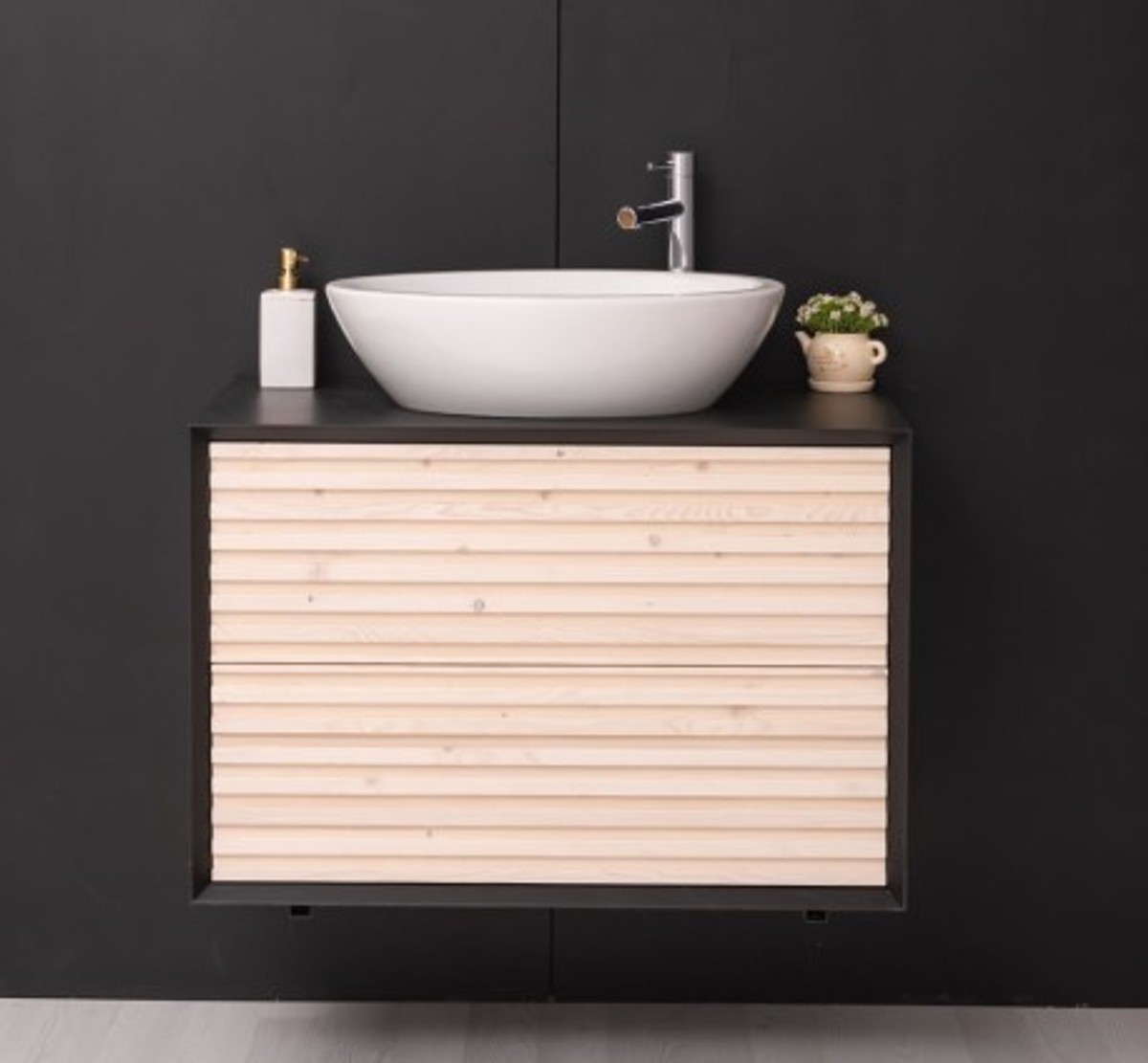 Casa Padrino Waschtisch im Landhausstil mit 2 Schubladen, 90 x 50 x 61 cm Casa Padrino Waschtisch im Landhausstil mit 2 Schubladen, 90 x 50 x 61 cm