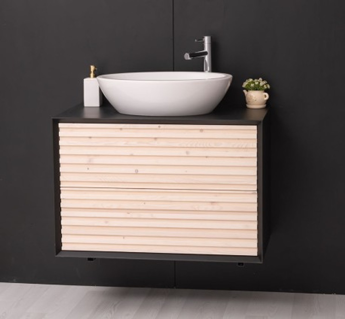 Casa Padrino Waschtisch im Landhausstil mit 2 Schubladen, 90 x 50 x 61 cm Casa Padrino Waschtisch im Landhausstil mit 2 Schubladen, 90 x 50 x 61 cm