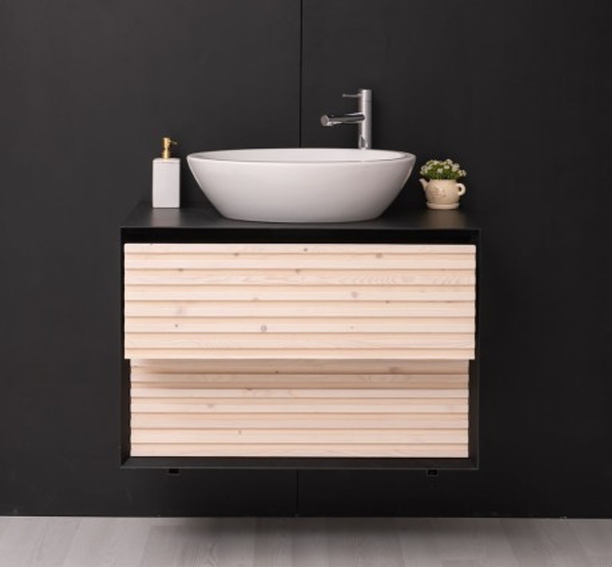Casa Padrino Waschtisch im Landhausstil mit 2 Schubladen, 90 x 50 x 61 cm Casa Padrino Waschtisch im Landhausstil mit 2 Schubladen, 90 x 50 x 61 cm