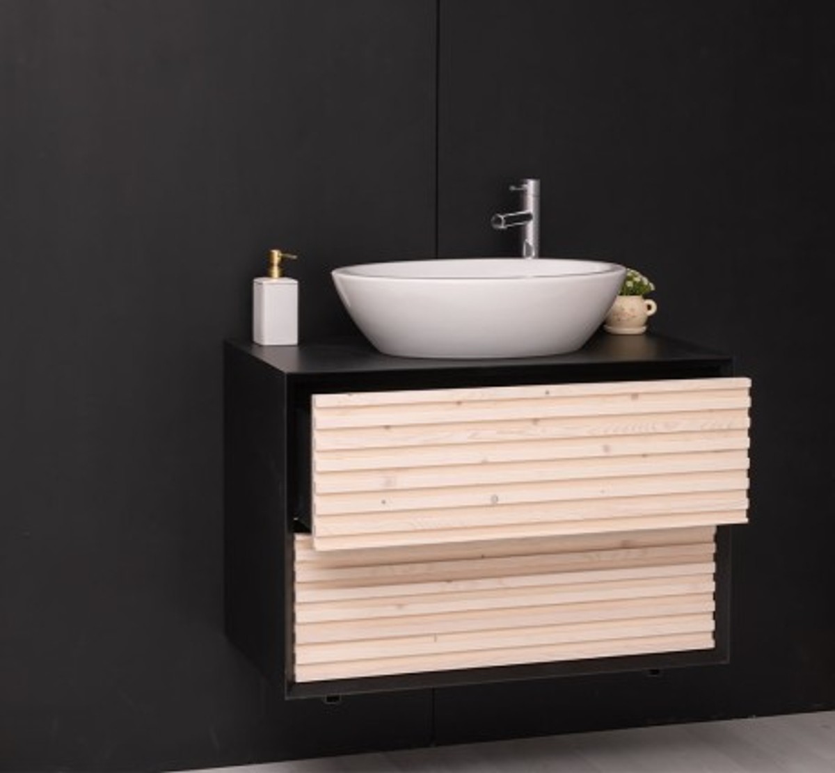 Casa Padrino Waschtisch im Landhausstil mit 2 Schubladen, 90 x 50 x 61 cm Casa Padrino Waschtisch im Landhausstil mit 2 Schubladen, 90 x 50 x 61 cm