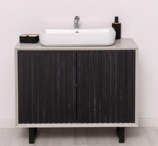 Casa Padrino Meuble-lavabo style campagne avec 2 portes, 93 x 50 x 76 cm Casa Padrino Meuble-lavabo style campagne avec 2 portes, 93 x 50 x 76 cm