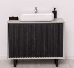 Casa Padrino Meuble-lavabo style campagne avec 2 portes, 93 x 50 x 76 cm Casa Padrino Meuble-lavabo style campagne avec 2 portes, 93 x 50 x 76 cm
