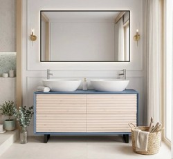 Casa Padrino Waschtisch im Landhausstil mit 4 Schubladen, 150 x 50 x 76 cm Casa Padrino Waschtisch im Landhausstil mit 4 Schubladen, 150 x 50 x 76 cm