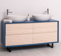 Casa Padrino Waschtisch im Landhausstil mit 4 Schubladen, 150 x 50 x 76 cm Casa Padrino Waschtisch im Landhausstil mit 4 Schubladen, 150 x 50 x 76 cm