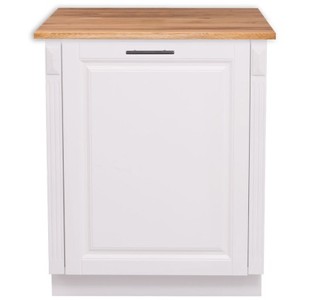 Casa Padrino Mobile da cucina stile country con 1 anta e piano in rovere, 74 x 60 x 89 cm