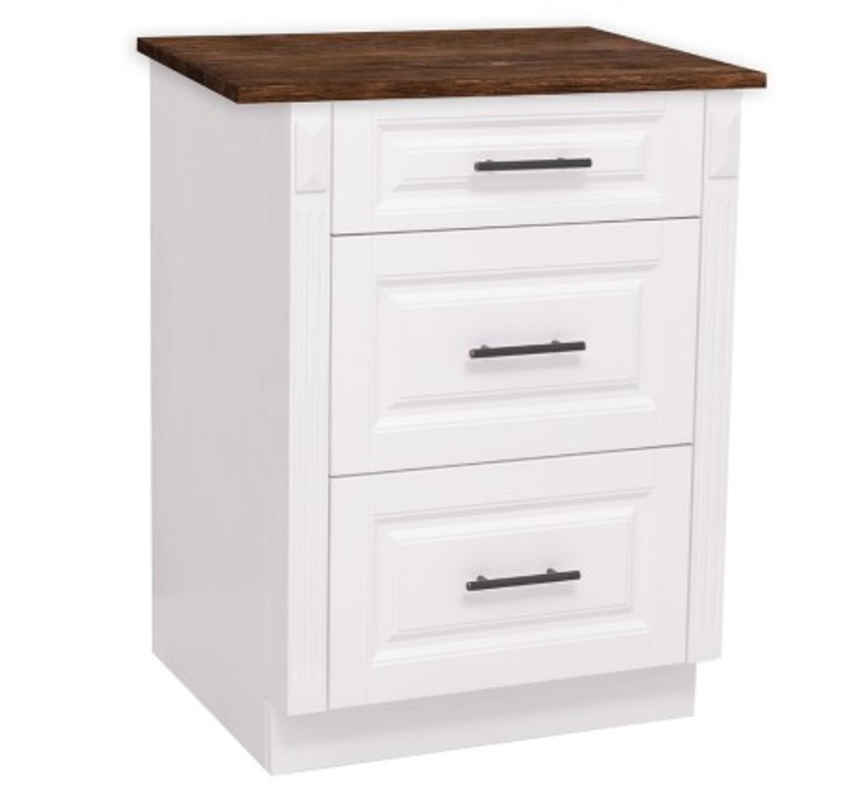 Casa Padrino Küchenschrank im Landhausstil mit 3 Schubladen, 64 x 60 x 89 cm Casa Padrino Küchenschrank im Landhausstil mit 3 Schubladen, 64 x 60 x 89 cm