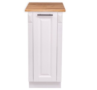 Casa Padrino Mobile da cucina stile country con piano in rovere, 39 x 60 x 89 cm