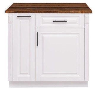 Casa Padrino Mobile da cucina stile country con 1 anta e 1 cassetto, 94 x 60 x 89 cm