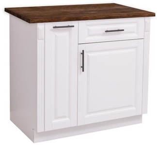 Casa Padrino Küchenschrank im Landhausstil mit 1 Tür und 1 Schublade, 94 x 60 x 89 cm