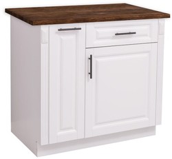 Casa Padrino Mobile da cucina stile country con 1 anta e 1 cassetto, 94 x 60 x 89 cm