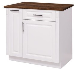 Casa Padrino Mobile da cucina stile country con 1 anta e 1 cassetto, 94 x 60 x 89 cm