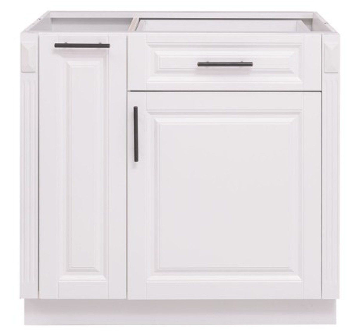 Casa Padrino Mueble de cocina estilo rústico con 1 puerta y 1 cajón, 90 x 58 x 85 cm Casa Padrino Mueble de cocina estilo rústico con 1 puerta y 1 cajón, 90 x 58 x 85 cm