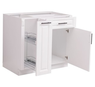 Casa Padrino Küchenschrank im Landhausstil mit 1 Tür und 1 Schublade, 90 x 58 x 85 cm