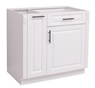 Casa Padrino Küchenschrank im Landhausstil mit 1 Tür und 1 Schublade, 90 x 58 x 85 cm