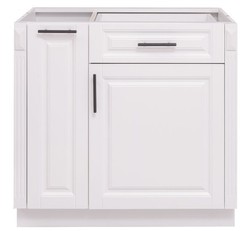 Casa Padrino Mueble de cocina estilo rústico con 1 puerta y 1 cajón, 90 x 58 x 85 cm Casa Padrino Mueble de cocina estilo rústico con 1 puerta y 1 cajón, 90 x 58 x 85 cm