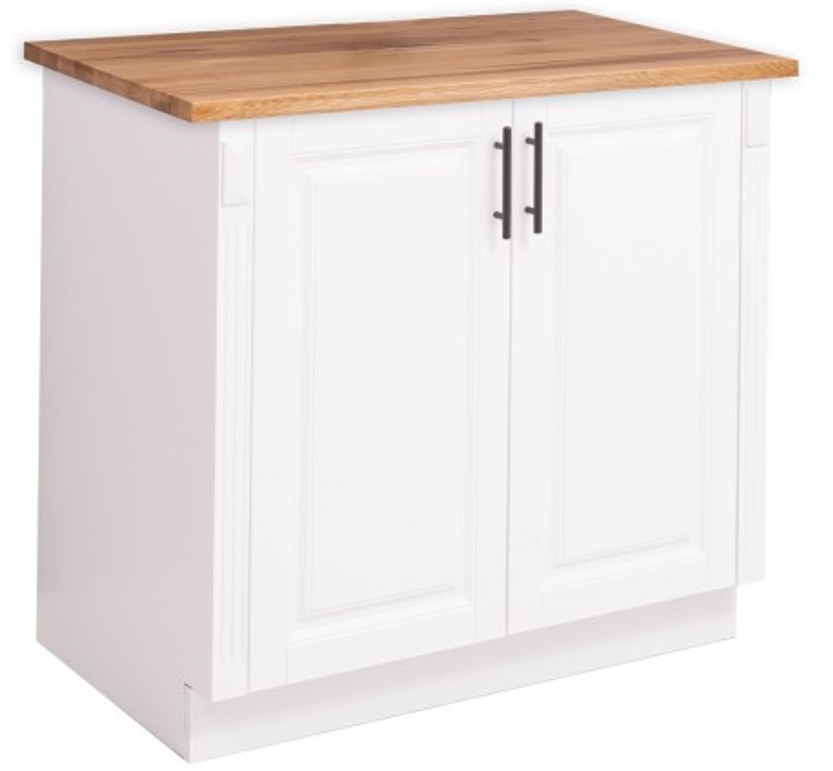 Casa Padrino Meuble de cuisine style campagne avec 2 portes et plateau en chêne, 94 x 60 x 89 cm Casa Padrino Meuble de cuisine style campagne avec 2 portes et plateau en chêne, 94 x 60 x 89 cm