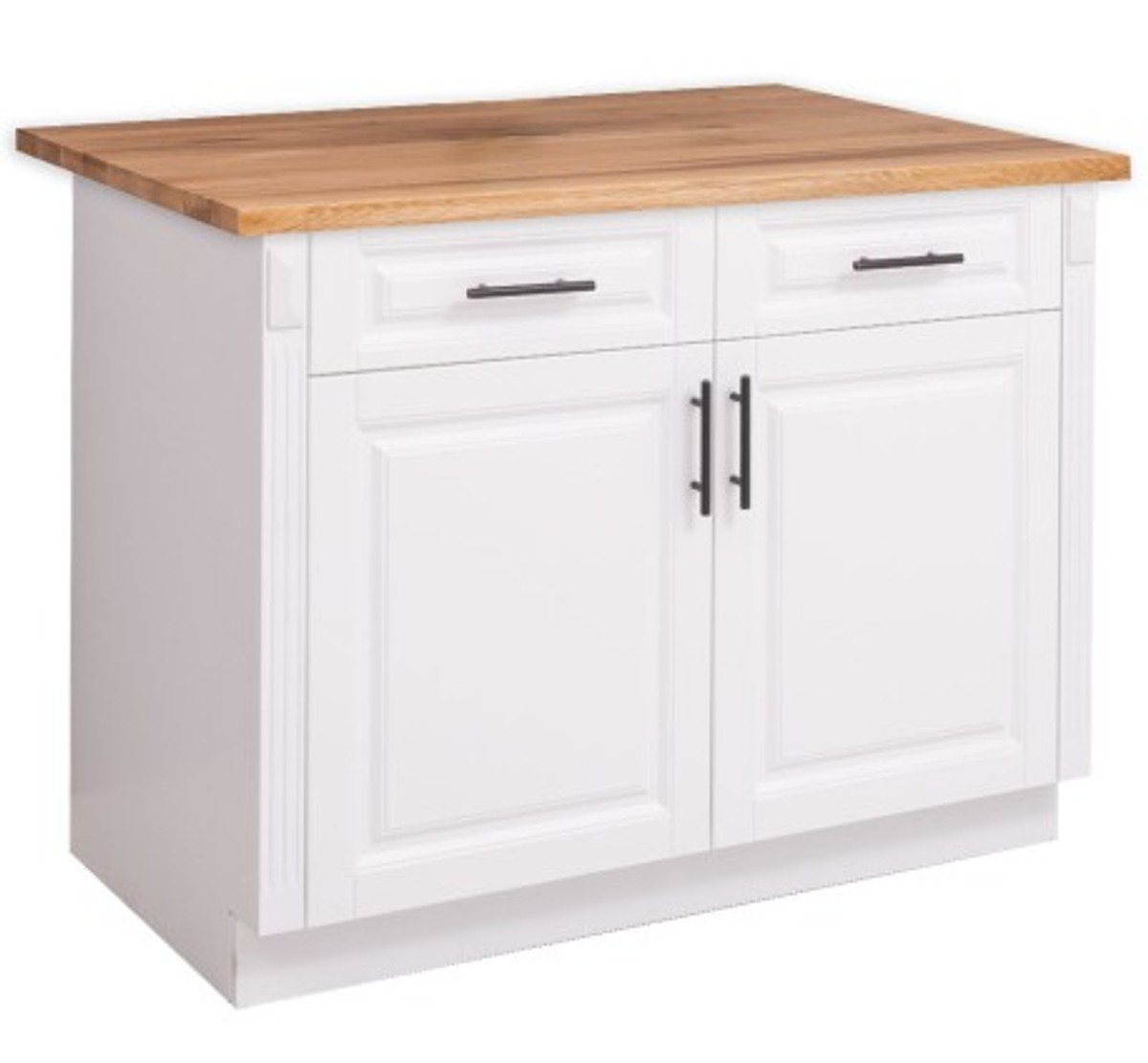 Casa Padrino Mueble de cocina estilo rústico con 2 puertas, 2 cajones y tablero de roble, 114 x 60 x 89 cm Casa Padrino Mueble de cocina estilo rústico con 2 puertas, 2 cajones y tablero de roble, 114 x 60 x 89 cm