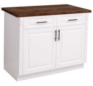 Casa Padrino Mobile da cucina stile country con 2 ante e 2 cassetti, 114 x 60 x 89 cm