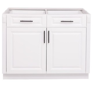 Casa Padrino Mobile da cucina stile country con 2 ante e 2 cassetti, 110 x 58 x 85 cm