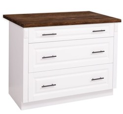 Casa Padrino Mobile da cucina stile country con 3 cassetti, 114 x 60 x 89 cm Casa Padrino Mobile da cucina stile country con 3 cassetti, 114 x 60 x 89 cm