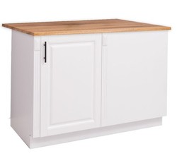 Casa Padrino Küchenschrank im Landhausstil mit 1 Tür und Eichenholzplatte, 120 x 60 x 89 cm Casa Padrino Küchenschrank im Landhausstil mit 1 Tür und Eichenholzplatte, 120 x 60 x 89 cm