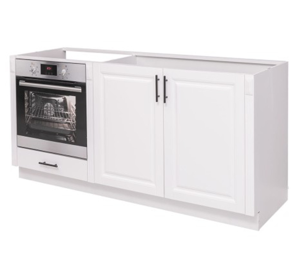 Casa Padrino Mueble de cocina estilo rústico con 2 puertas y 1 cajón, 175 x 58 x 85 cm Casa Padrino Mueble de cocina estilo rústico con 2 puertas y 1 cajón, 175 x 58 x 85 cm