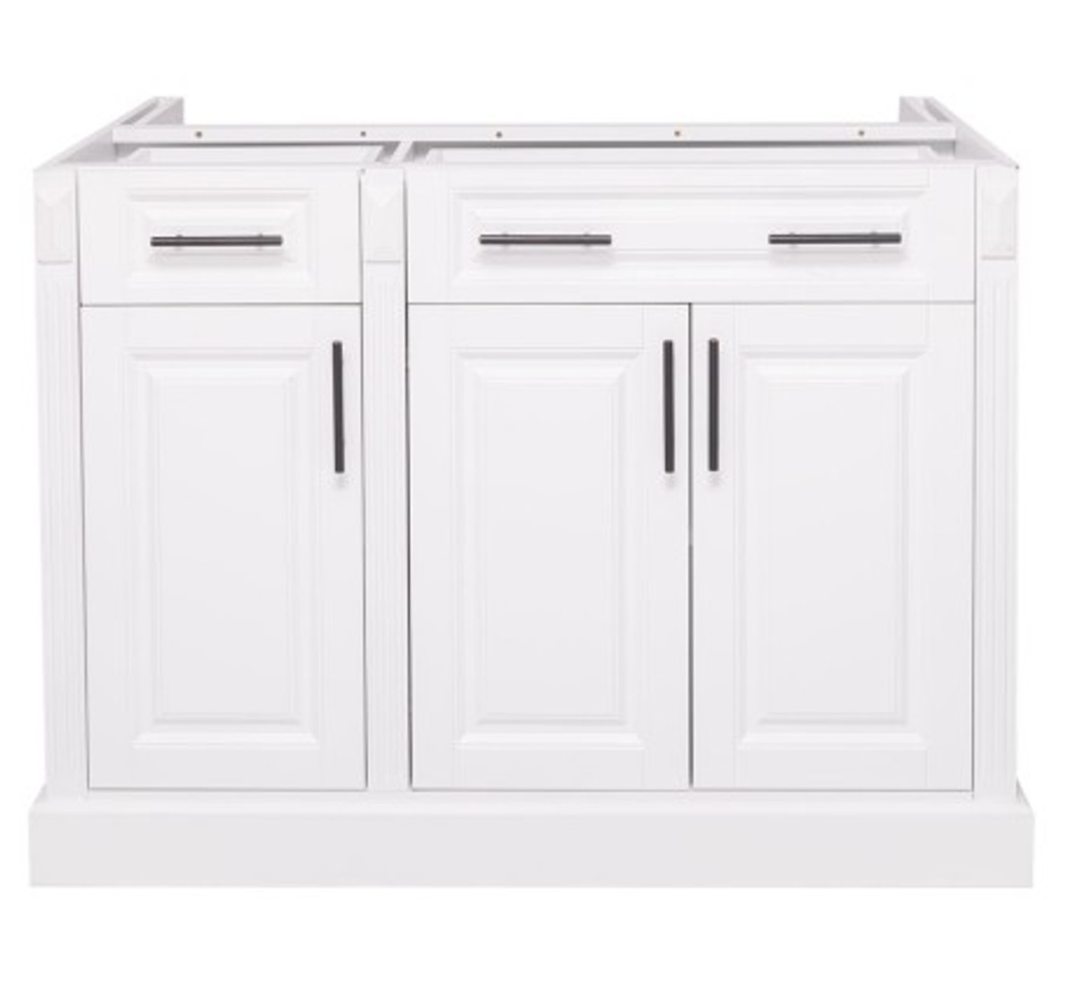 Casa Padrino Mueble de cocina estilo rústico con 3 puertas y 2 cajones, 120 x 92 x 85 cm Casa Padrino Mueble de cocina estilo rústico con 3 puertas y 2 cajones, 120 x 92 x 85 cm
