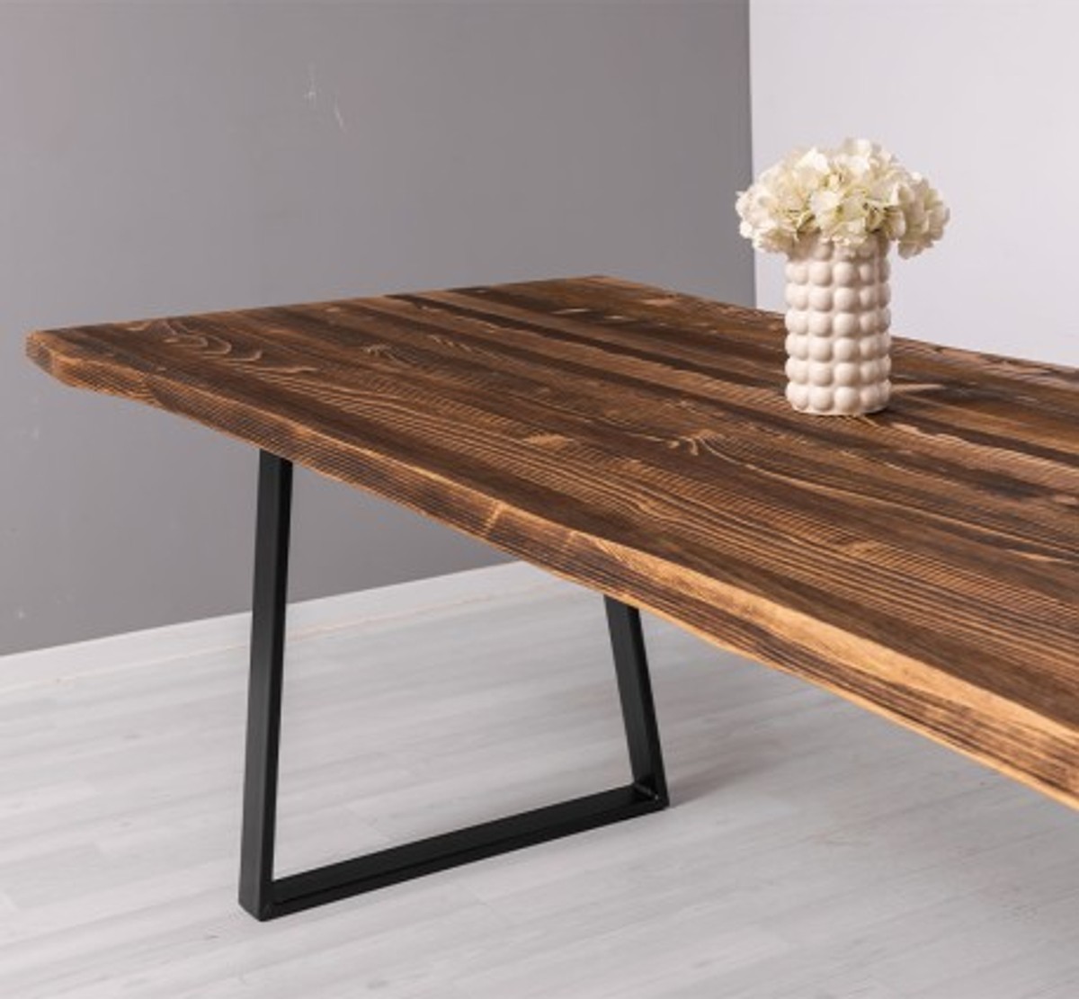 Casa Padrino Tablero de mesa estilo rústico, 210 x 100 x 4 cm Casa Padrino Tablero de mesa estilo rústico, 210 x 100 x 4 cm