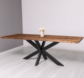 Casa Padrino Tablero de mesa estilo rústico, 240 x 100 x 4 cm Casa Padrino Tablero de mesa estilo rústico, 240 x 100 x 4 cm