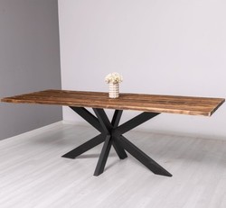 Casa Padrino Tablero de mesa estilo rústico, 240 x 100 x 4 cm