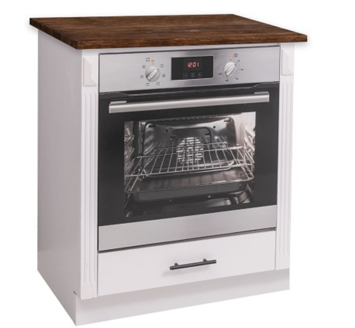 Casa Padrino Mueble de cocina estilo rústico con 1 cajón, 75 x 60 x 89 cm Casa Padrino Mueble de cocina estilo rústico con 1 cajón, 75 x 60 x 89 cm