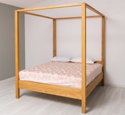 Casa Padrino Bed Country Style, 180 x 200 x 214 cm Casa Padrino Bed Country Style, 180 x 200 x 214 cm