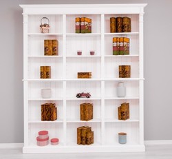 Casa Padrino Bücherregal im Landhausstil, 180 x 39 x 197 cm Casa Padrino Bücherregal im Landhausstil, 180 x 39 x 197 cm