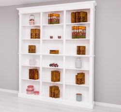 Casa Padrino Bücherregal im Landhausstil, 180 x 39 x 197 cm Casa Padrino Bücherregal im Landhausstil, 180 x 39 x 197 cm